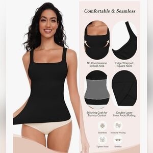 Square Neck Shapewear Tank